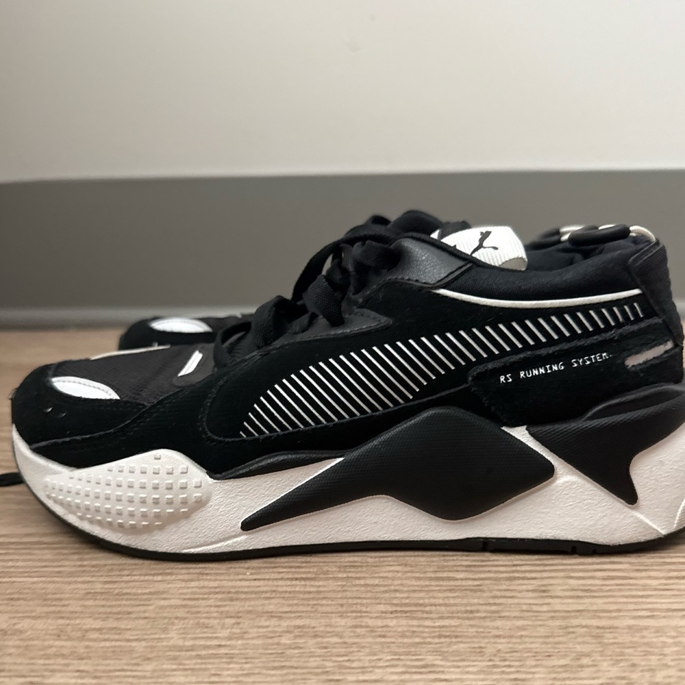 Puma RS-X Running System Black and White Shoes